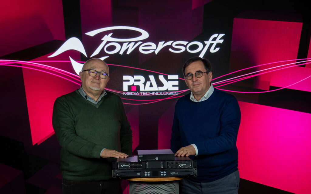 Il distributore italiano Prase stringe una nuova partnership con Powersoft