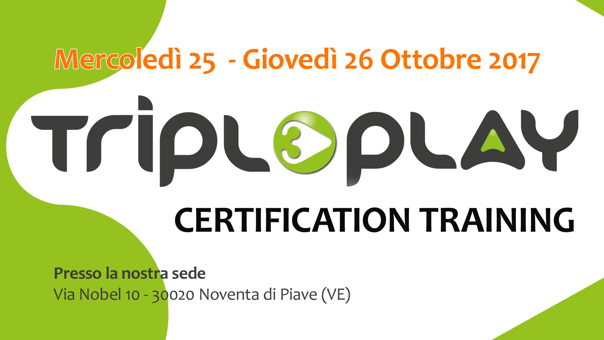 Tripleplay Certification Training